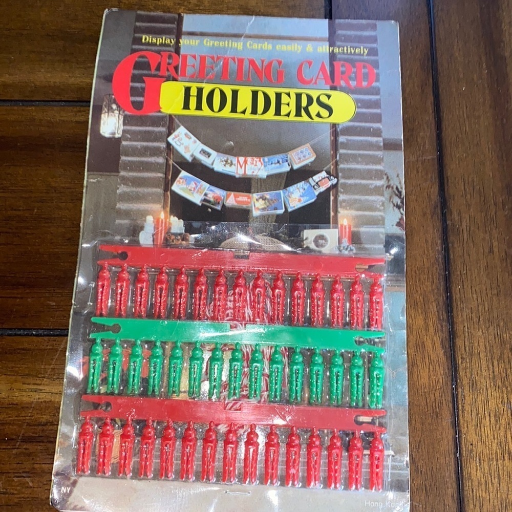 Greeting card holders vintage